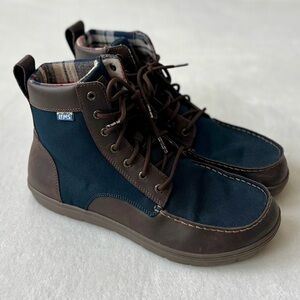 Lems Boulder Boot Navy Stout Unisex Mens 13 Womens 14.5